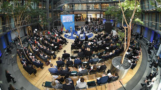 Forschungsgipfel 2017: Publikum im Allianz Forum (Foto: David Ausserhofer)