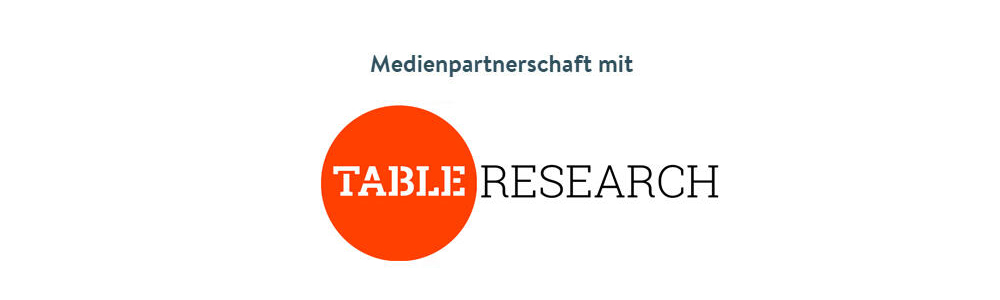 Medienpartnerschaft mit Table.Research