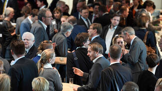 Forschungsgipfel 2017: Mittagspause (Foto: David Ausserhofer)
