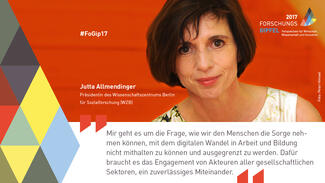 Visual Statement von Jutta Allmendinger