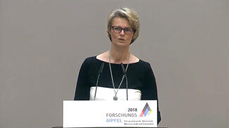 Forschungsgipfel 2018 mit Bundesforschungsministerin Anja Karliczek