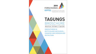 Tagungsbroschüre zum Forschungsgipfel 2018 (Cover)